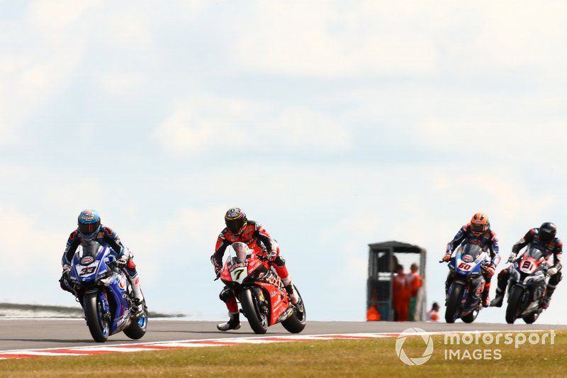 Marco Melandri, GRT Yamaha WorldSBK, Chaz Davies, Aruba.it Racing-Ducati Team, Michael van der Mark, Pata Yamaha, Jordi Torres, Team Pedercini