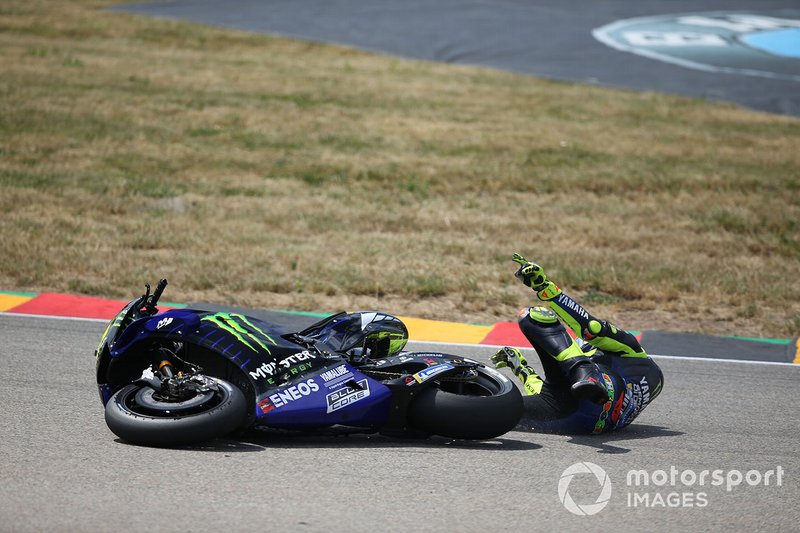 Accidente de Valentino Rossi, Yamaha Factory Racing
