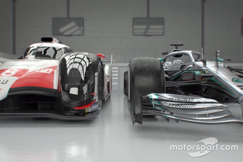 Comparazione Toyota LMP1 e Mercedes F1