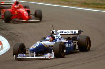 Jacques Villeneuve, Williams FW18 Renault, Michael Schumacher, Ferrari F310