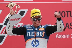 Podium: race winner Augusto Fernandez, Pons HP40