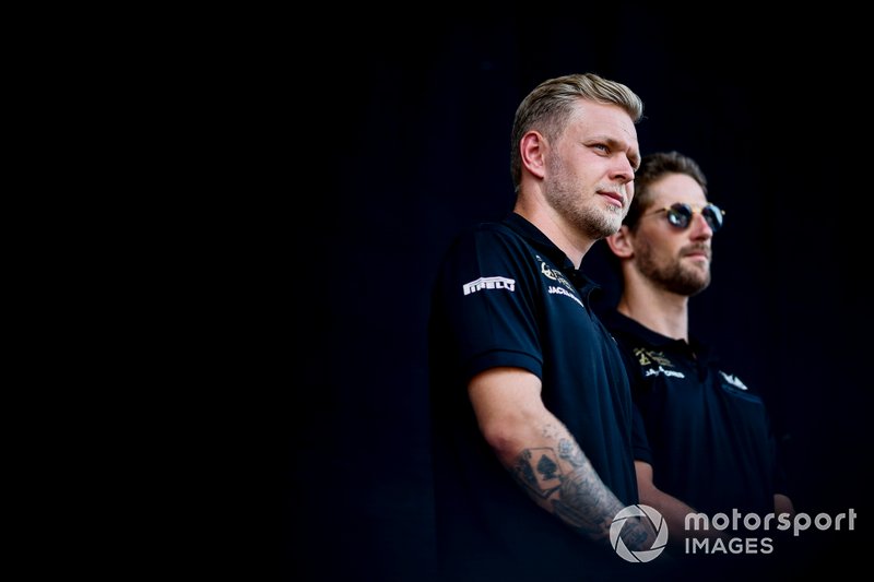 Kevin Magnussen, Haas F1 ve Romain Grosjean, Haas F1
