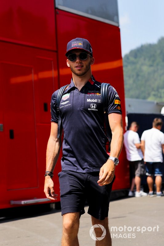 Pierre Gasly, Red Bull Racing in the paddock