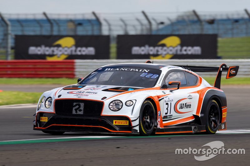 #31 Team Parker Racing Bentley Continental GT3: Derek Pierce, Rob Smith, Seb Morris