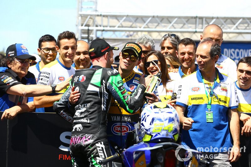 Lucas Mahias, Kawasaki Puccetti Racing, Federico Caricasulo, BARDAHL Evan Bros. WorldSSP Team