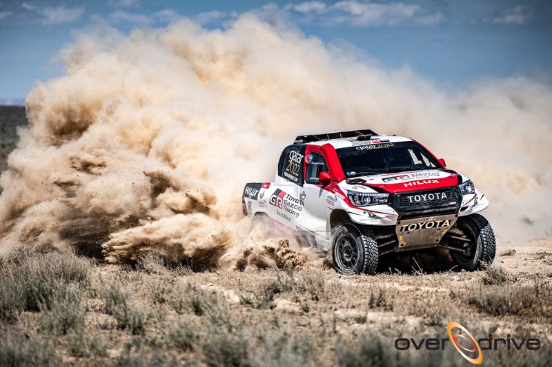 Nasser Al-Attiyah, Mathieu Baumel, Toyota Hilux