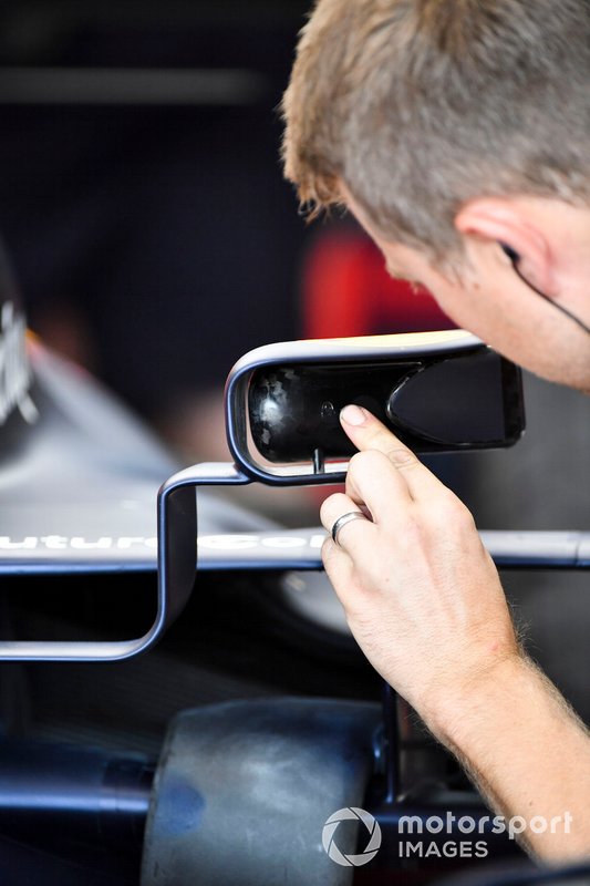Mirrors on the Red Bull Racing RB15