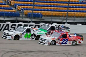 \ Ross Chastain, Niece Motorsports, Chevrolet Silverado TruNorth/Paul Jr. Designs, Austin Wayne Self, AM Racing, Chevrolet Silverado GO TEXAN/ ICEBOX Helmet Coolers and Raphael Lessard, DGR-Crosley, Toyota Tundra RESEAU Dynamique.com / FRL Express INC.