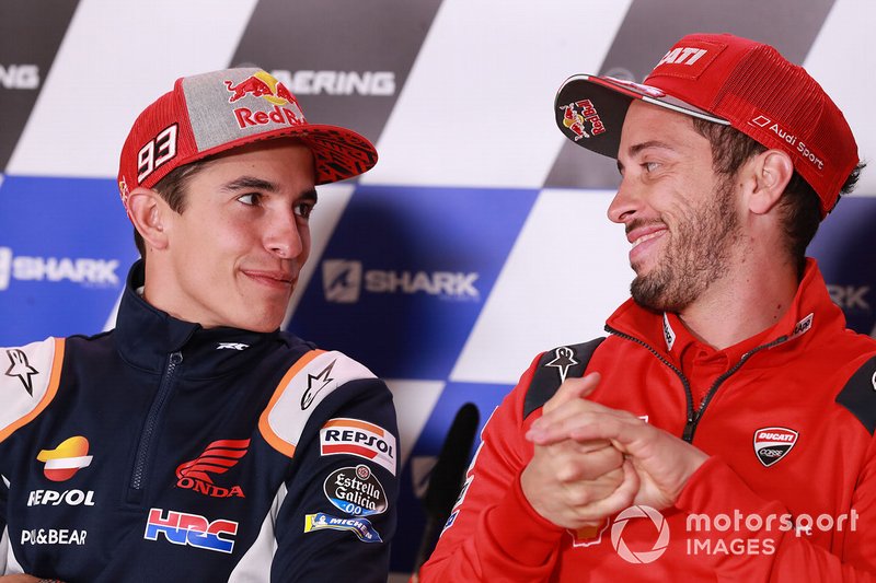 Marc Marquez, Repsol Honda Team, Andrea Dovizioso, Ducati Team