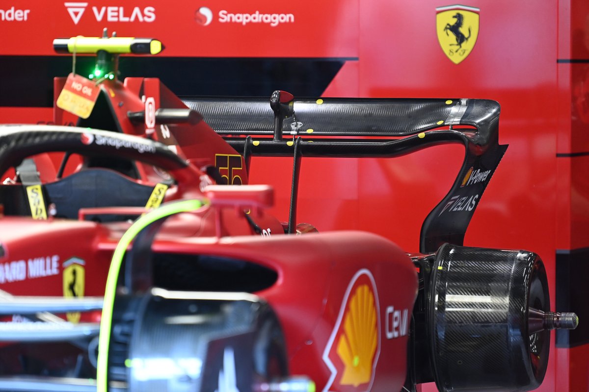 Detalle del tambor de freno del Ferrari F1-75