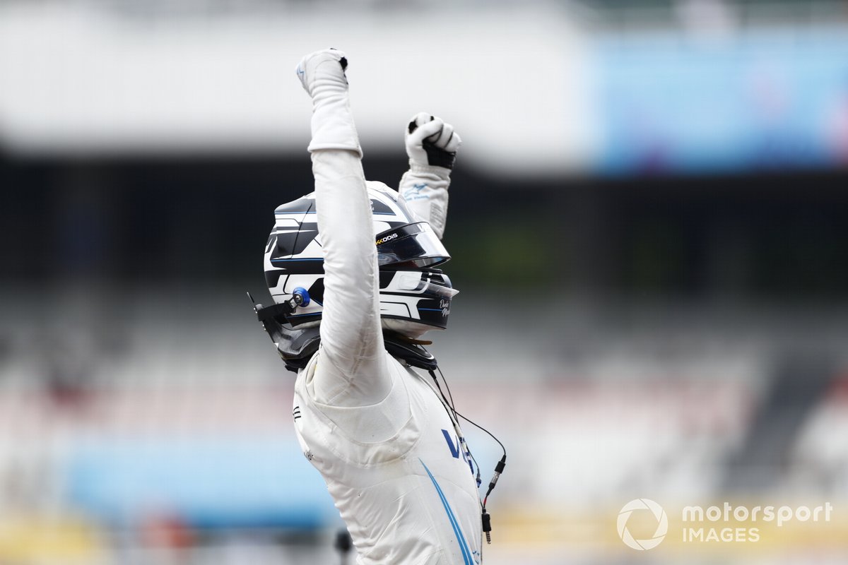 Il neo-campione del mondo Stoffel Vandoorne, Mercedes-Benz EQ, festeggia all'arrivo in Parc Ferme
