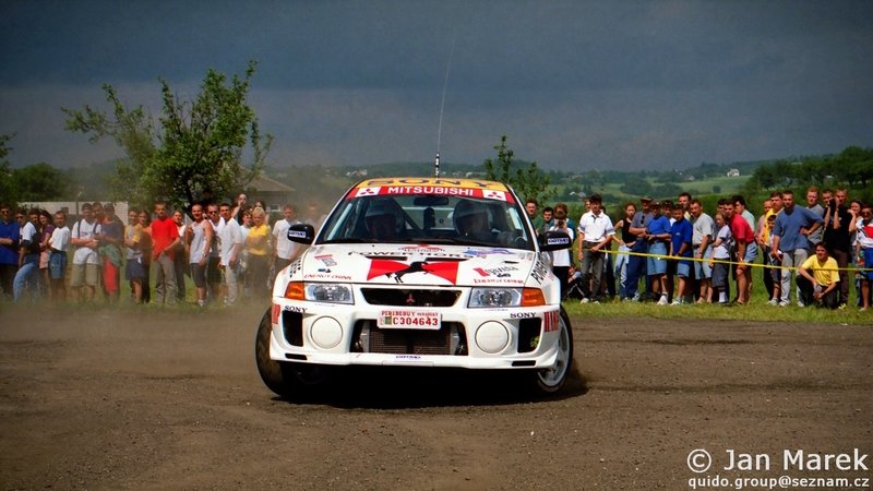 Leszek Kuzaj, Jakub Mroczkowski, Mitsubishi Lancer Evo V, Rajd Polski 1998