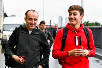 Robert Kubica, Williams Racing and George Russell, Williams Racing