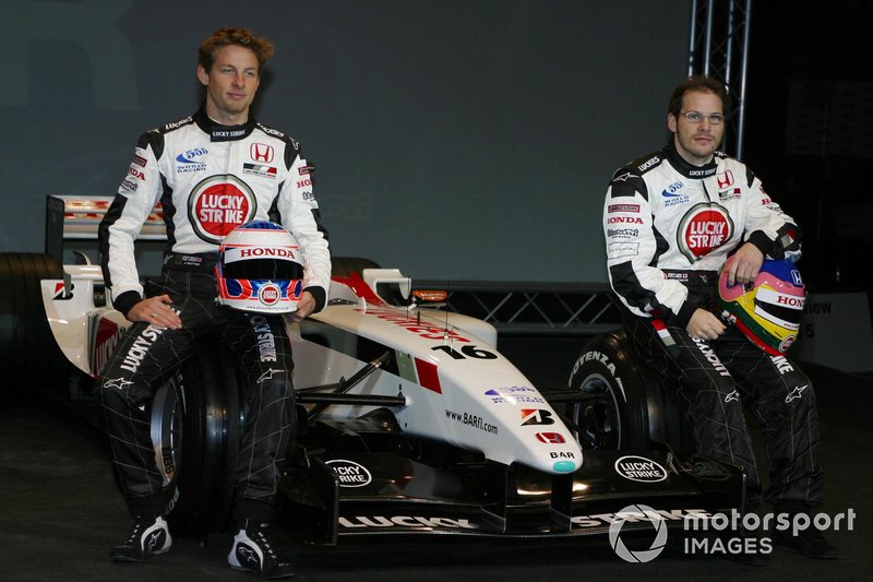 Jenson Button, Honda Racing et Jacques Villeneuve, Honda Racing