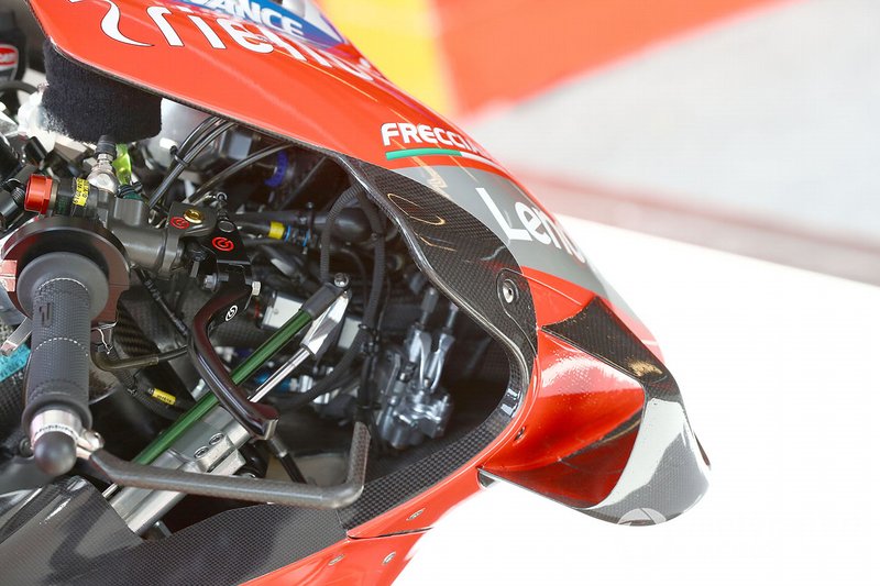 Danilo Petrucci, Ducati Team, dettaglio della moto