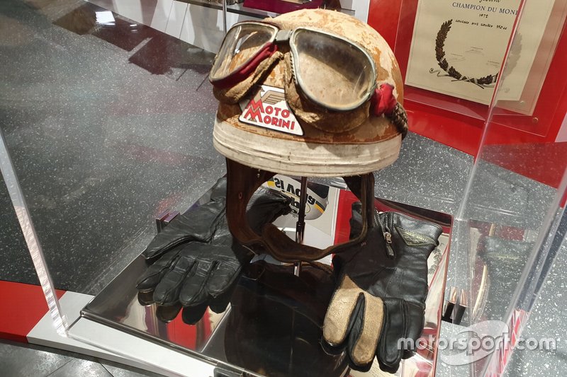 Casco in esposizione