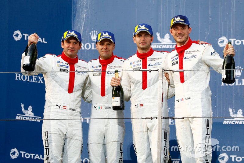 Podium: #91 Porsche GT Team Porsche 911 RSR - 19: Gianmaria Bruni, Richard Lietz, #92 Porsche GT Team Porsche 911 RSR - 19: Michael Christensen, Kevin Estre