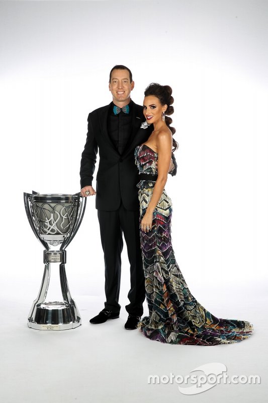 Kyle Busch y su esposa Samantha