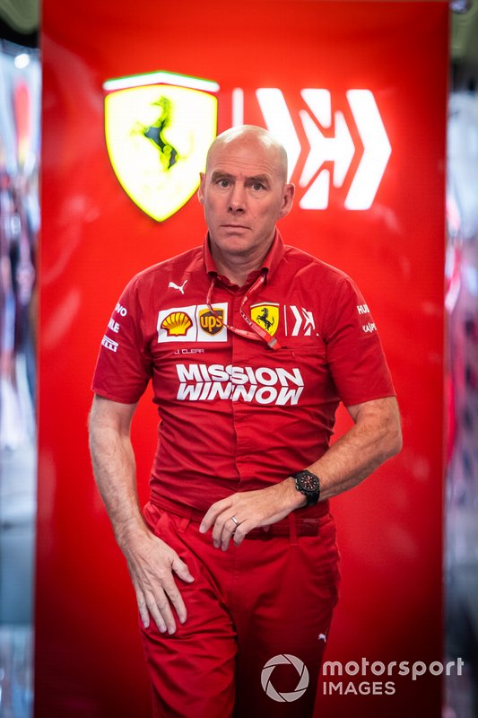 Jock Clear, Race Engineer, Ferrari.