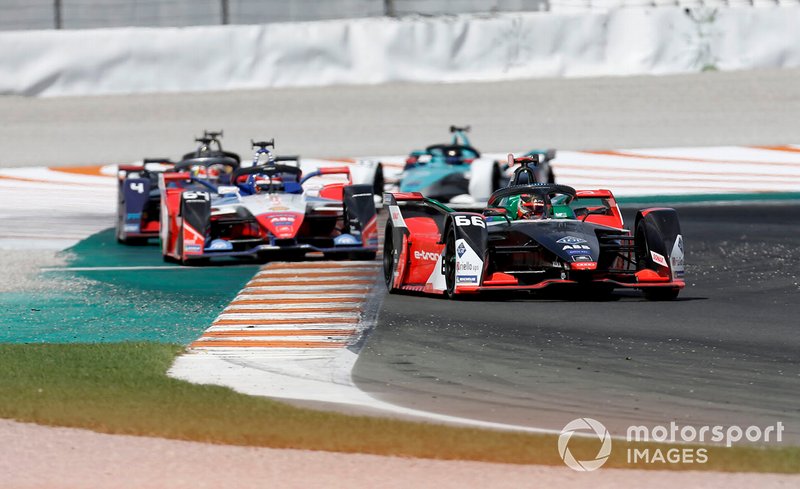 Daniel Abt, Audi Sport ABT Schaeffler, Audi e-tron FE06 Jérôme d'Ambrosio, Mahindra Racing, M6Electro, Robin Frijns, Envision Virgin Racing, Audi e-tron FE06