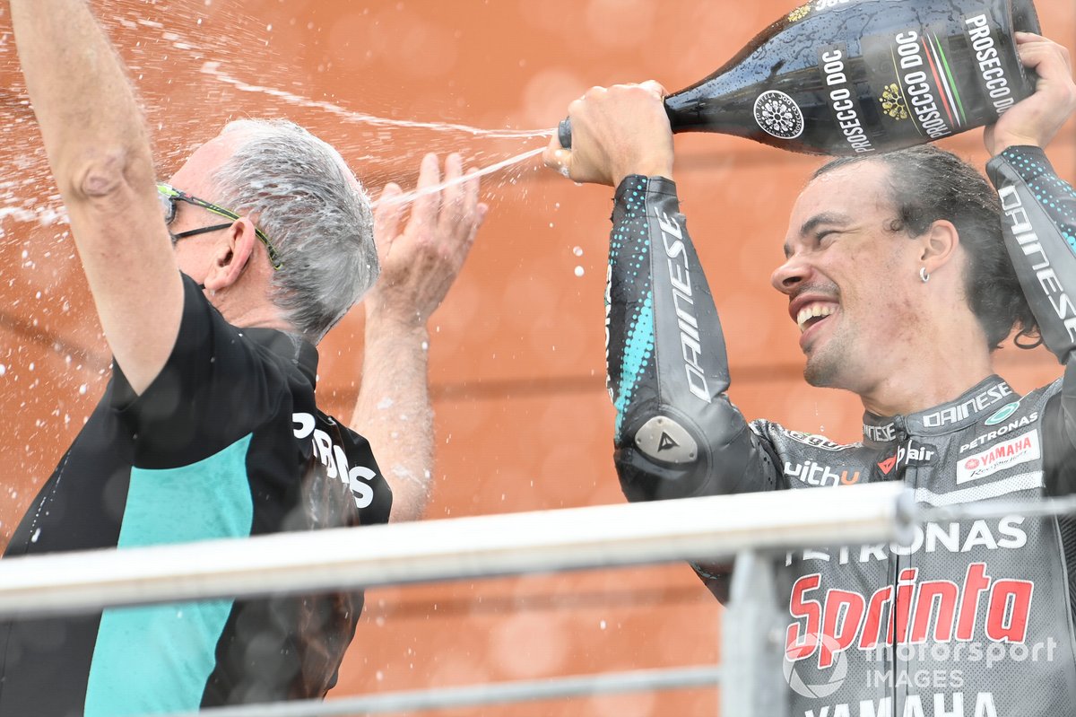 Podio: Franco Morbidelli, Petronas Yamaha SRT