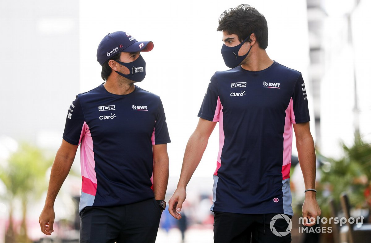 Sergio Pérez, Racing Point y Lance Stroll, Racing Point