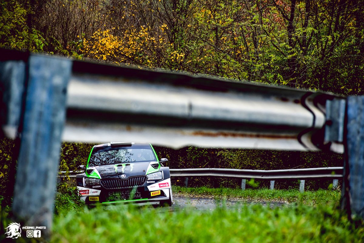 Oliver Solberg, Aaron Johnston, Eurosol Racing Team, Skoda Fabia Rally2 Evo