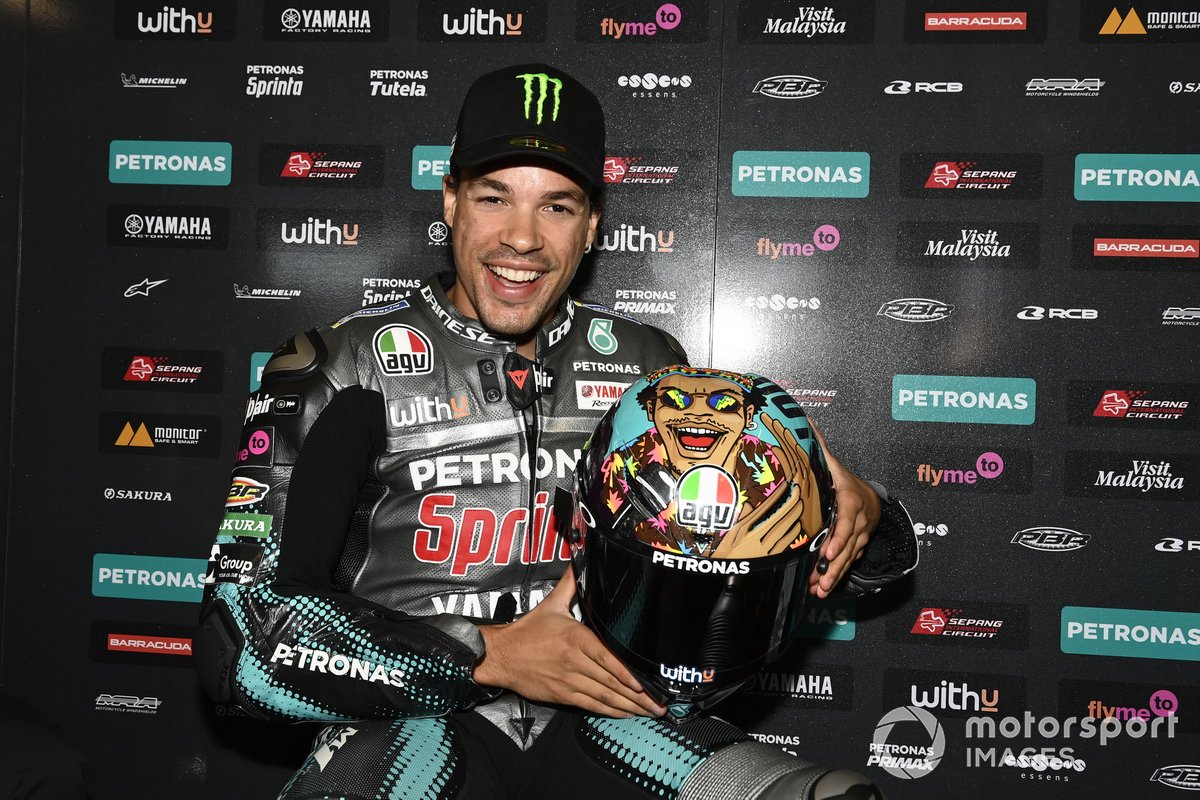 Casco de Franco Morbidelli, Petronas Yamaha SRT