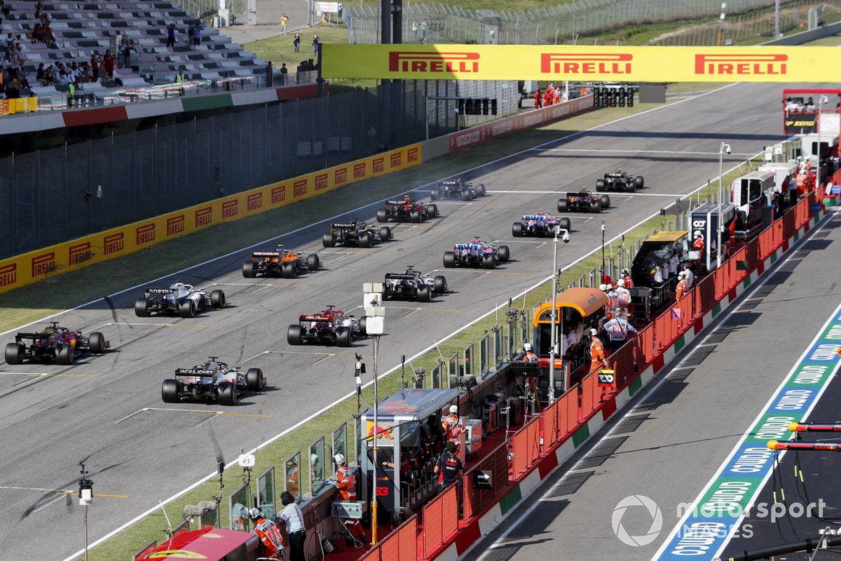Ripartenza della gara del GP di Toscana