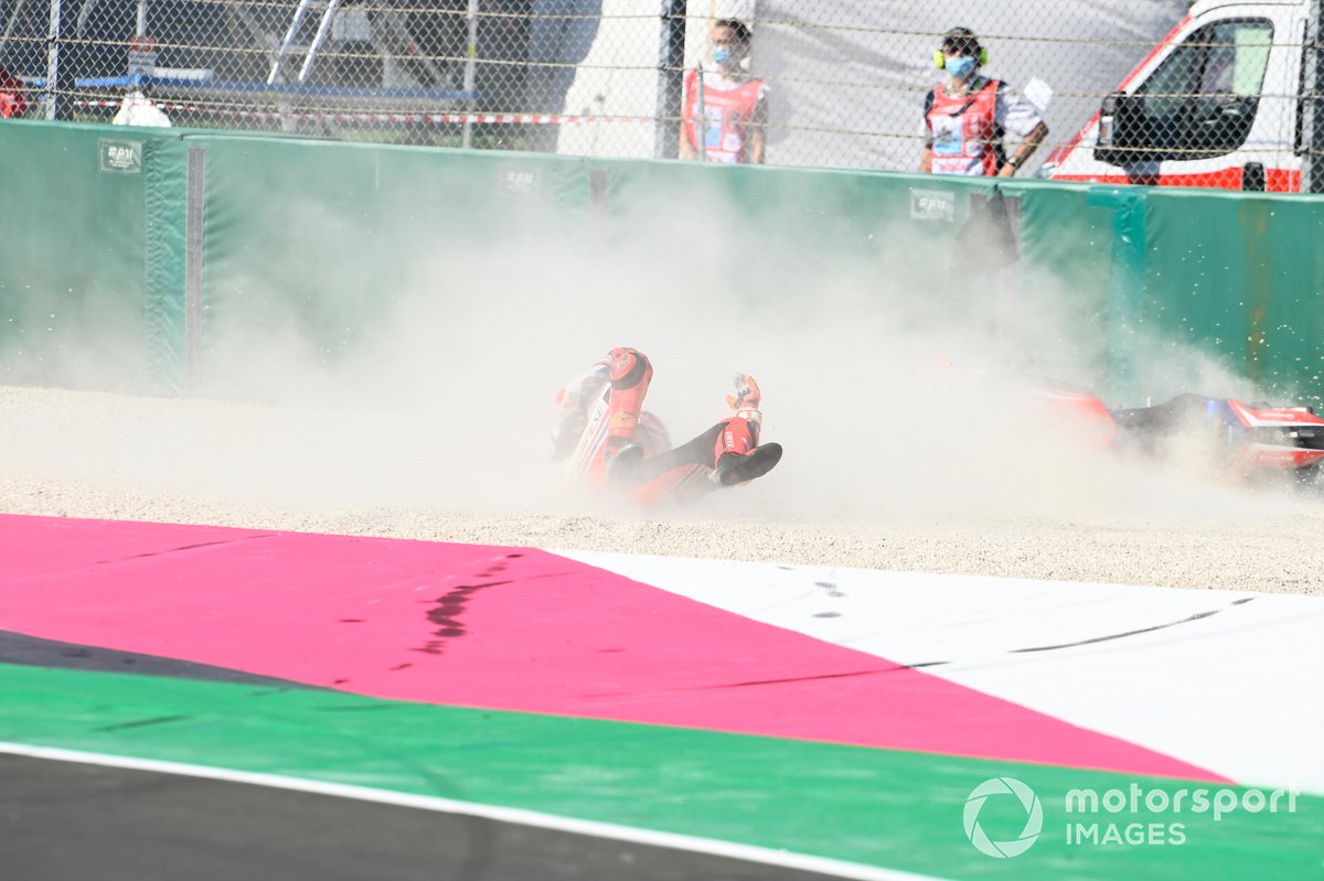 Jack Miller, Pramac Racing crash