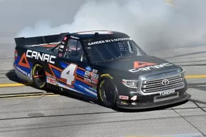 Race winner Raphael Lessard, Kyle Busch Motorsports, Toyota Tundra
