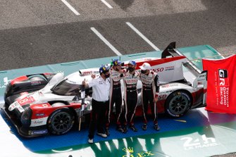 Race winner #8 Toyota Gazoo Racing Toyota TS050: Sébastien Buemi, Kazuki Nakajima, Brendon Hartley