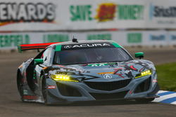 #86 Michael Shank Racing with Curb-Agajanian Acura NSX, GTD: Katherine Legge, Mario Farnbacher