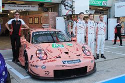 #92 Porsche GT Team Porsche 911 RSR and #91 Porsche GT Team Porsche 911 RSR with special liveries