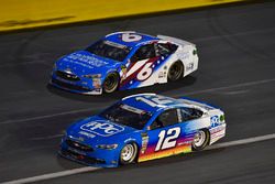 Ryan Blaney, Team Penske, Ford Fusion PPG, Matt Kenseth, Roush Fenway Racing, Ford Fusion Wyndham Rewards