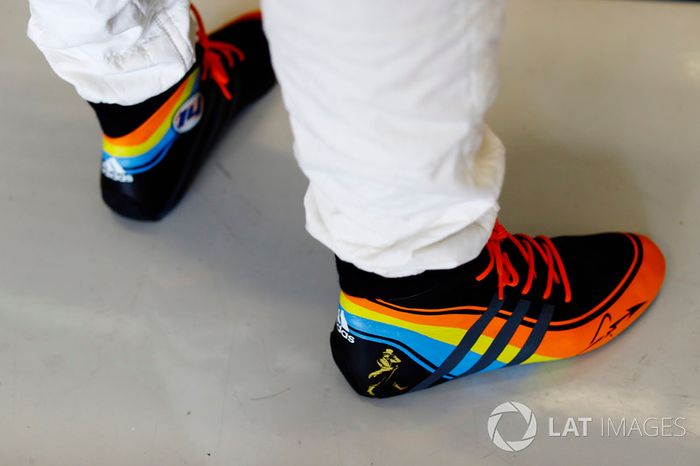Las botas de Fernando Alonso, McLaren