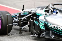 Valtteri Bottas, Mercedes-AMG F1 W09 and aero sensor