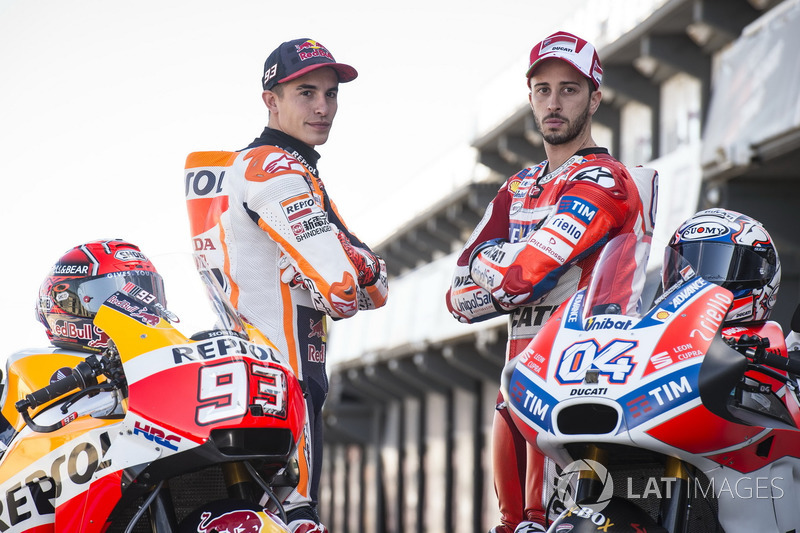 Marc Marquez, Repsol Honda Team, Andrea Dovizioso, Ducati Team