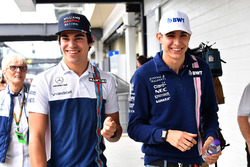 Lance Stroll, Williams et Esteban Ocon, Sahara Force India F1