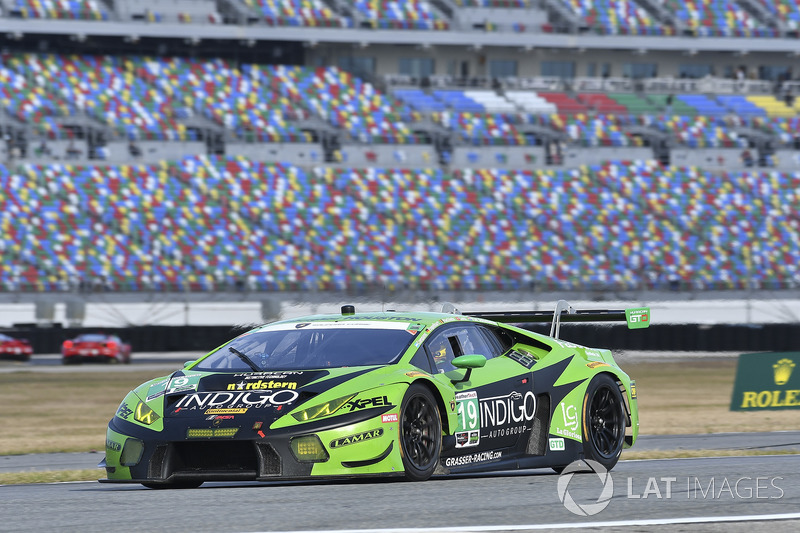 #19 GRT Grasser Racing Team Lamborghini Huracan GT3, GTD: Ezequiel Perez Companc, Christian Engelhart, Christopher Lenz, Louis Machiels, Max van Splunteren