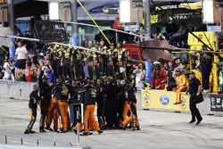 Martin Truex Jr., Furniture Row Racing Toyota team celebration