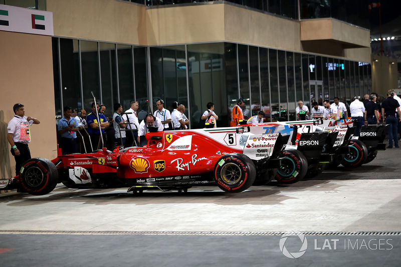 Autos en parc ferme