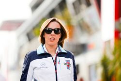 Claire Williams, Deputy Team Principal, Williams Martini Racing