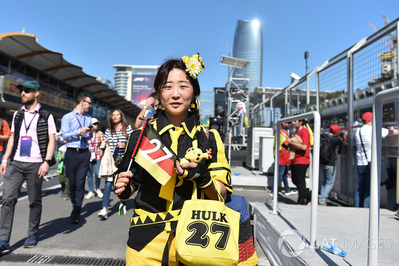 Fans di pit lane