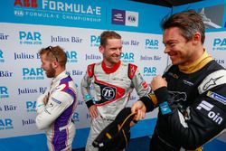 Sam Bird, DS Virgin Racing, Maro Engel, Venturi Formula E Team, Andre Lotterer, Techeetah, in the media pen