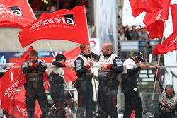 #7 Toyota Gazoo Racing Toyota TS050: Mike Conway, Kamui Kobayashi, Jose Maria Lopez and #8 Toyota Gazoo Racing Toyota TS050: Sébastien Buemi, Kazuki Nakajima, Fernando Alonso
