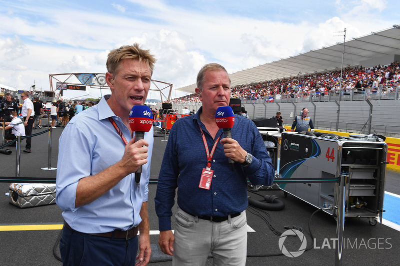 Гоночний інженер Red Bull Racing Саймон Ренні, Мартін Брандл, Sky TV