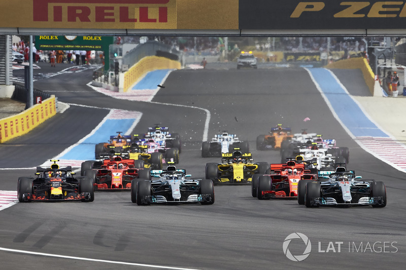 Aksi start GP Perancis