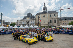 #63 Corvette Racing Chevrolet Corvette C7.R: Jan Magnussen, Antonio Garcia, Mike Rockenfeller, #64 Corvette Racing Chevrolet Corvette C7.R: Oliver Gavin, Tommy Milner, Marcel Fassler