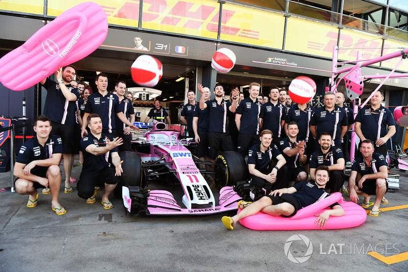 Force India presenta la sponsorizzazione del produttore di flip flops Havaianas  come sponsor